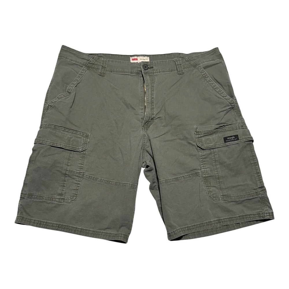 Wrangler 112336221 Olive Green Cotton Blend Cargo Shorts Men's 38